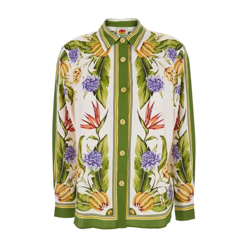 Blouses & Shirts > Shirts - - Farm Rio - Modalova