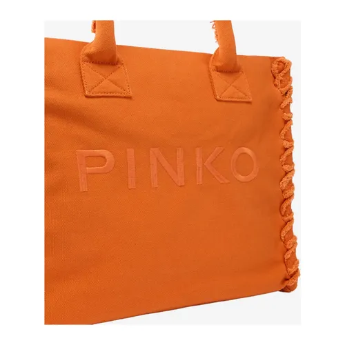 Pinko - Bags > Tote Bags - Orange - Pinko - Modalova