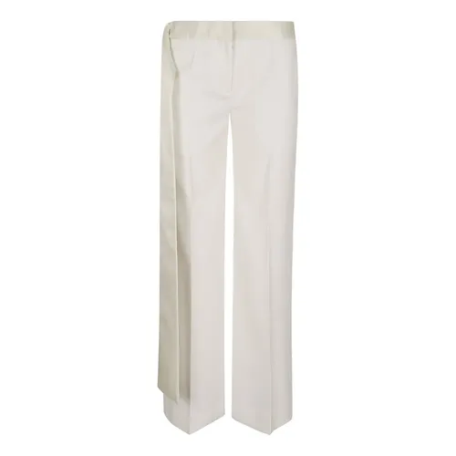 Trousers > Wide Trousers - - Victoria Beckham - Modalova