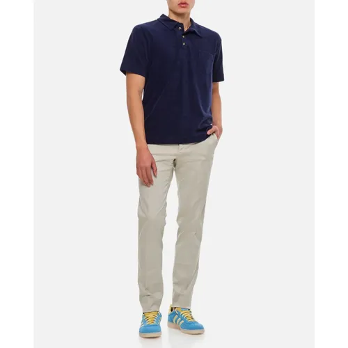 Pt01 - Trousers > Chinos - Gray - Pt01 - Modalova