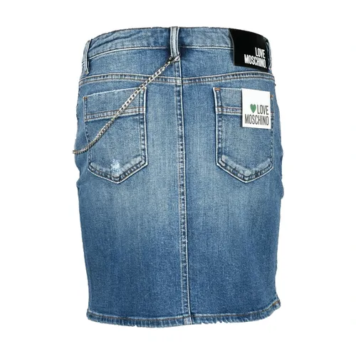 Skirts > Denim Skirts - - Love Moschino - Modalova