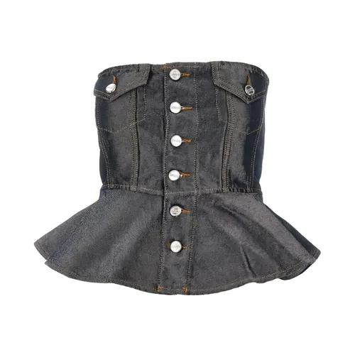 Tops > Sleeveless Tops - - Ganni - Modalova