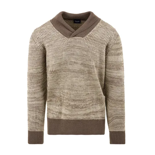 Knitwear > V-neck Knitwear - - Drumohr - Modalova