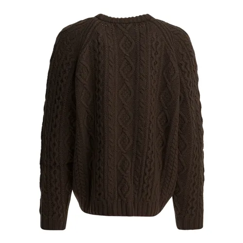 Knitwear > Round-neck Knitwear - - Sandbeige - Modalova