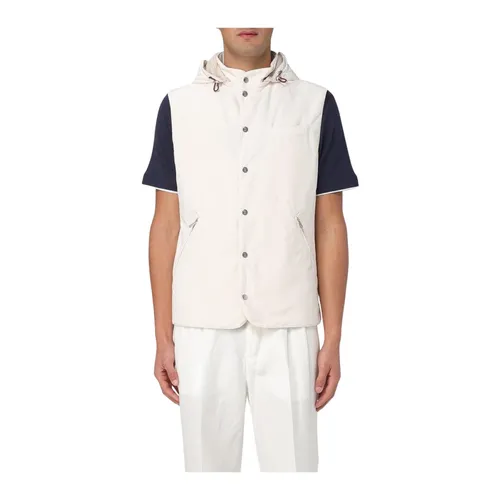 Jackets > Vests - - Brunello Cucinelli - Modalova
