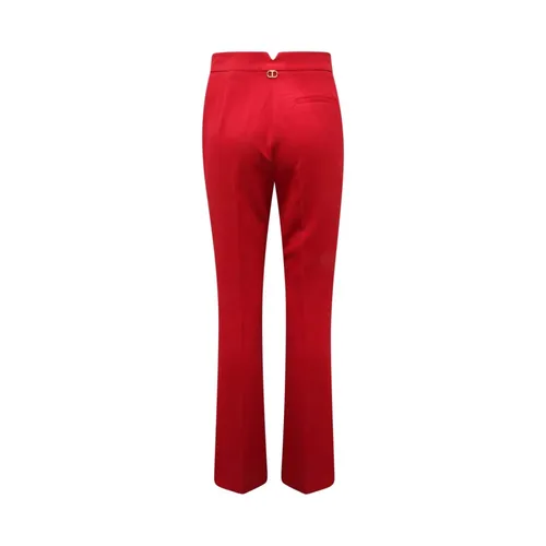 Trousers > Slim-fit Trousers - - Twinset - Modalova