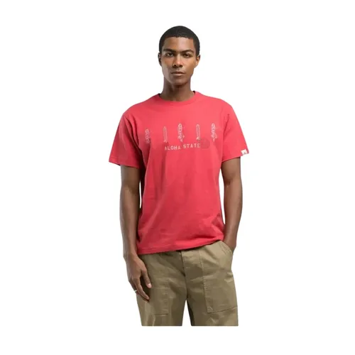 Replay - Tops > T-Shirts - Red - Replay - Modalova