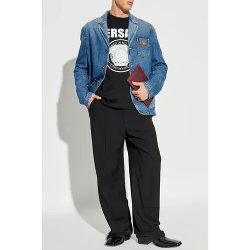 Tops > Long Sleeve Tops - - Versace - Modalova