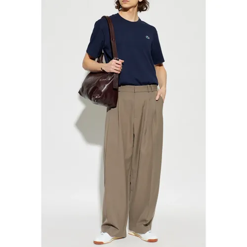 Lacoste - Tops > T-Shirts - Blue - Lacoste - Modalova