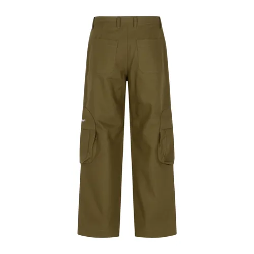 Trousers > Wide Trousers - - Off White - Modalova