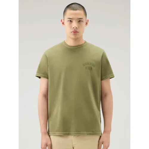 Tops > T-Shirts - - Woolrich - Modalova