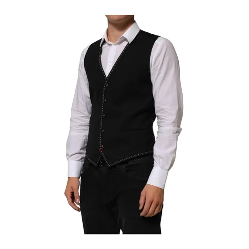 Suits > Suit Vests - - Dolce & Gabbana - Modalova