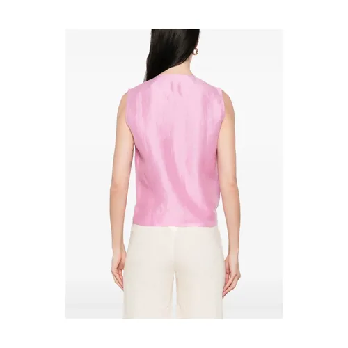 Tops > Sleeveless Tops - - Mazzarelli - Modalova