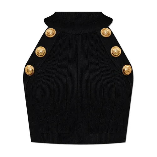 Tops > Sleeveless Tops - - Balmain - Modalova