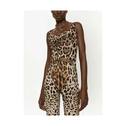 Tops > Sleeveless Tops - - Dolce & Gabbana - Modalova