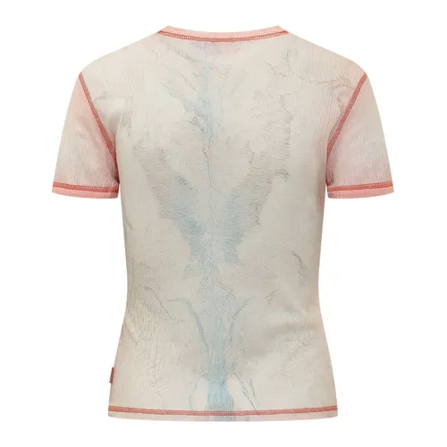 Diesel - Tops > T-Shirts - Pink - Diesel - Modalova