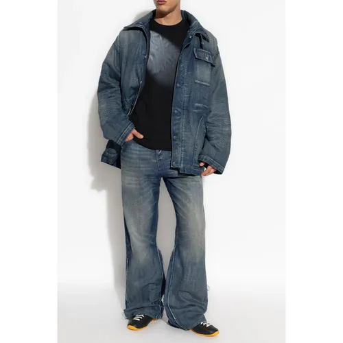 Jackets > Denim Jackets - - MM6 Maison Margiela - Modalova