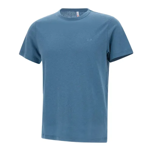 Sun68 - Tops > T-Shirts - Blue - Sun68 - Modalova