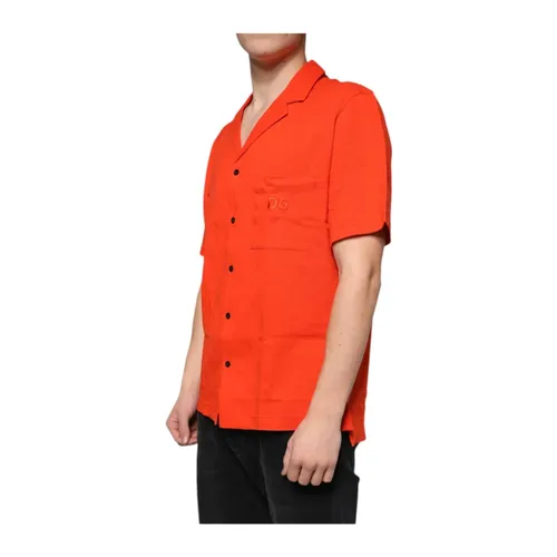 Shirts > Short Sleeve Shirts - - Dolce & Gabbana - Modalova