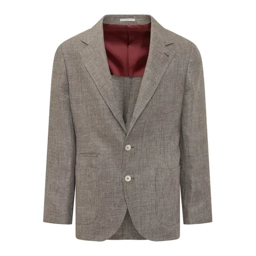 Suits > Formal Blazers - - Brunello Cucinelli - Modalova