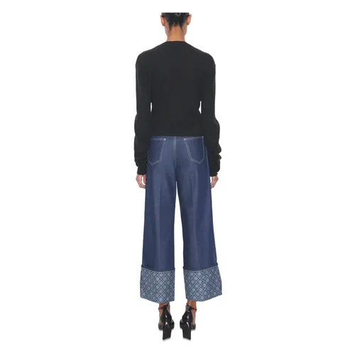 Jeans > Wide Jeans - - Tory Burch - Modalova