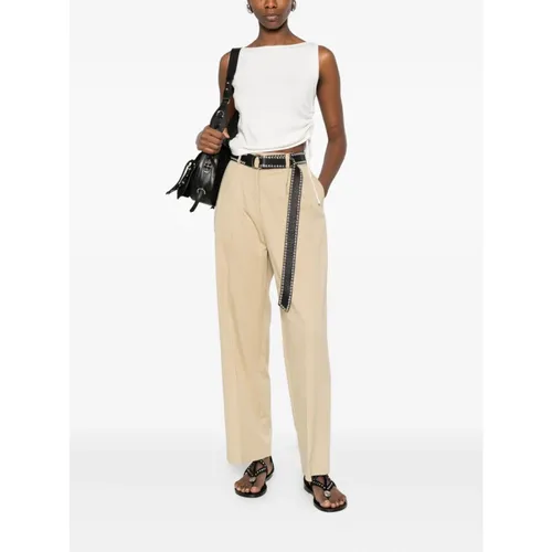 Trousers > Straight Trousers - - Dunst - Modalova