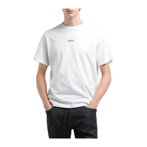 Replay - Tops > T-Shirts - White - Replay - Modalova