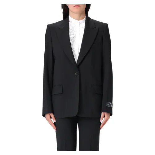 Msgm - Jackets > Blazers - Black - Msgm - Modalova