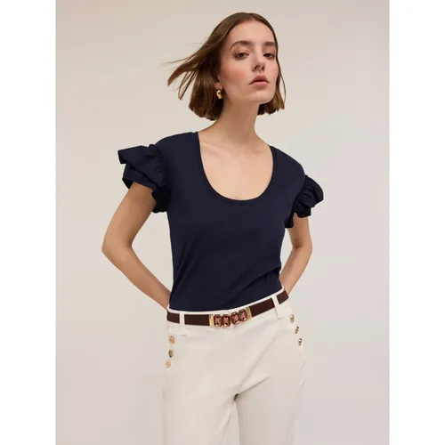 Motivi - Tops > T-Shirts - Blue - Motivi - Modalova