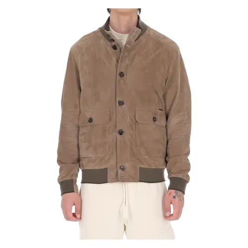 Jackets > Leather Jackets - - Moorer - Modalova