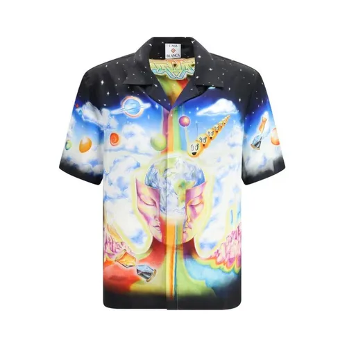 Shirts > Short Sleeve Shirts - - Casablanca - Modalova