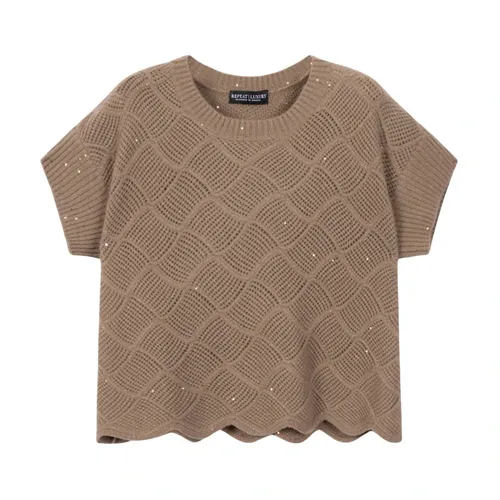 Knitwear > Round-neck Knitwear - - Repeat - Modalova