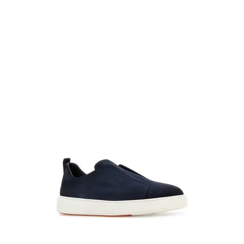 Santoni - Shoes > Sneakers - Blue - Santoni - Modalova