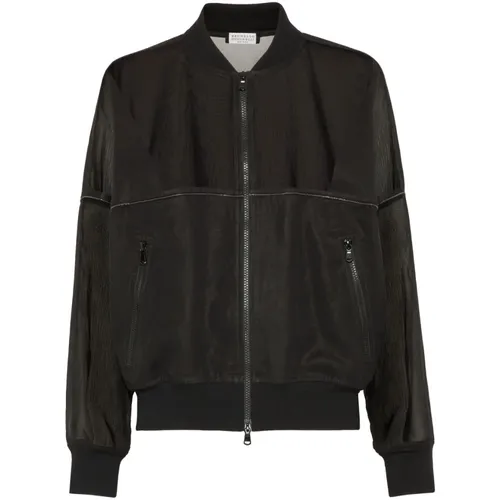 Jackets > Bomber Jackets - - Brunello Cucinelli - Modalova