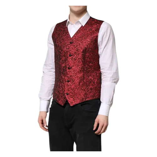 Suits > Suit Vests - - Dolce & Gabbana - Modalova