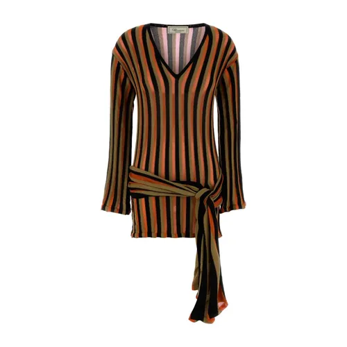 Knitwear > V-neck Knitwear - - Blumarine - Modalova
