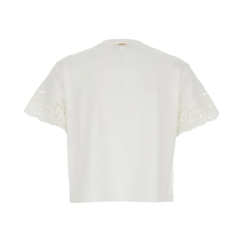 Twinset - Tops > T-Shirts - White - Twinset - Modalova