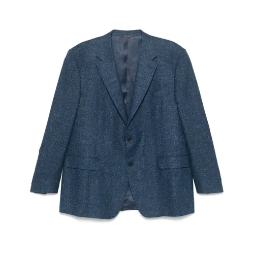 Canali - Jackets > Blazers - Blue - Canali - Modalova