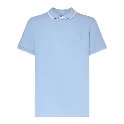 Fay - Tops > Polo Shirts - Blue - Fay - Modalova