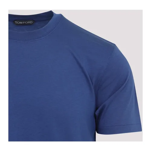 Tom Ford - Tops > T-Shirts - Blue - Tom Ford - Modalova