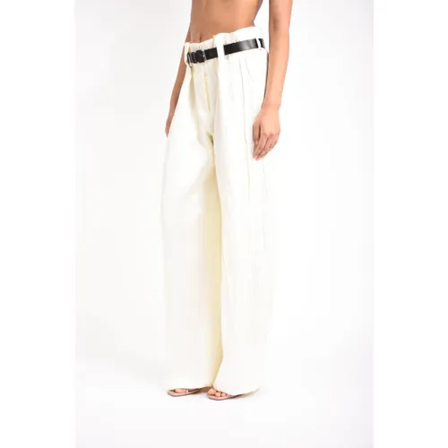 Trousers > Wide Trousers - - Sportmax - Modalova