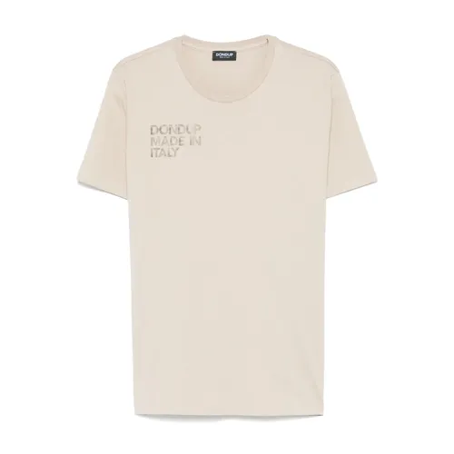 Dondup - Tops > T-Shirts - Beige - Dondup - Modalova