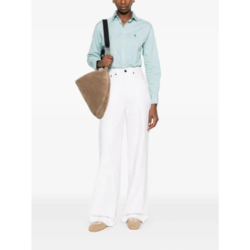 Lois - Jeans > Wide Jeans - White - Lois - Modalova