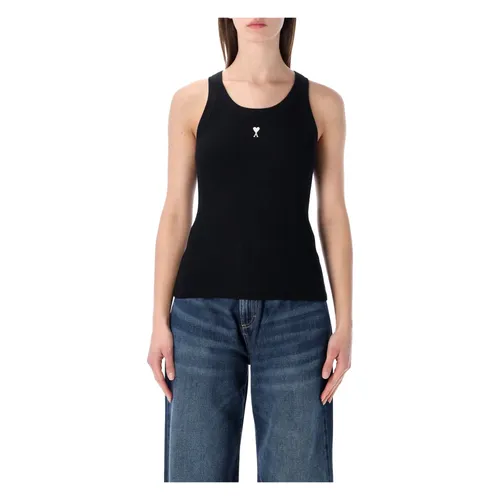 Tops > Sleeveless Tops - - Ami Paris - Modalova
