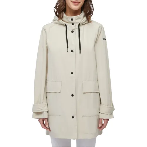 Geox - Coats > Parkas - White - Geox - Modalova