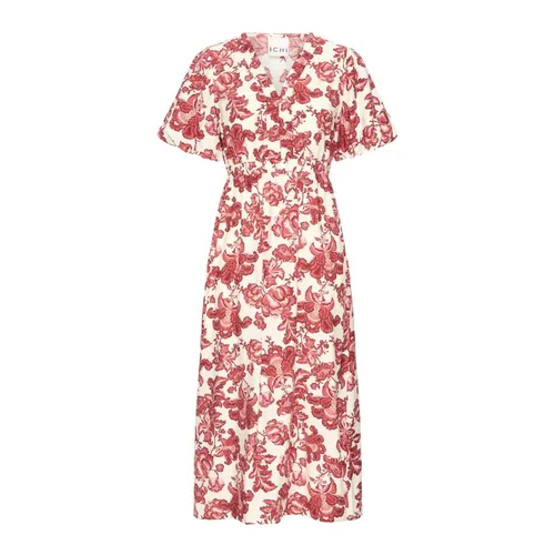 Dresses > Day Dresses > Midi Dresses - - Ichi - Modalova