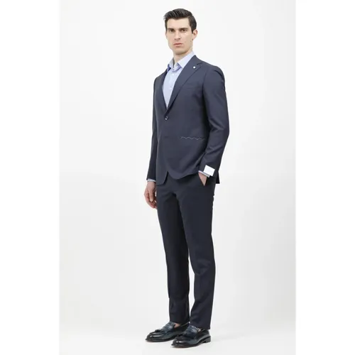 Suits > Suit Sets > Single Breasted Suits - - Luigi Bianchi Mantova - Modalova