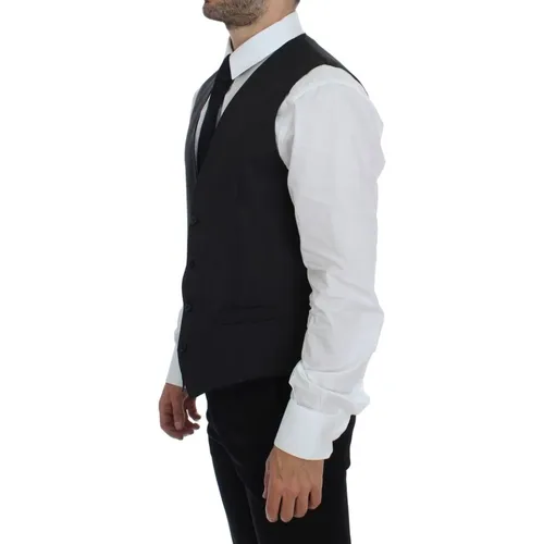 Suits > Suit Vests - - Dolce & Gabbana - Modalova