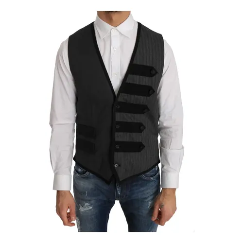 Suits > Suit Vests - - Dolce & Gabbana - Modalova