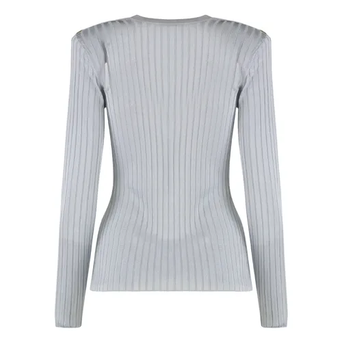 Knitwear > V-neck Knitwear - - Elisabetta Franchi - Modalova